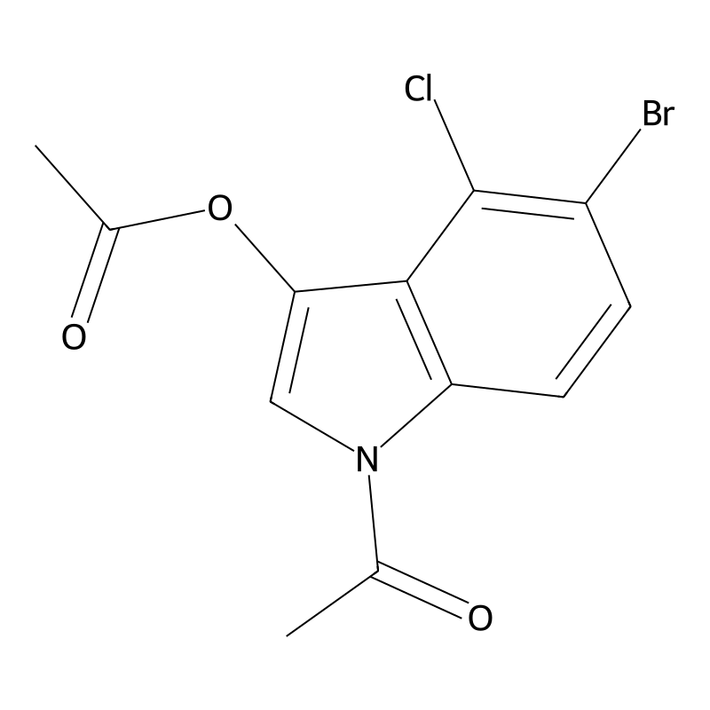 1-Acetyl-5-bromo-4-chloro-1H-indol-3-yl acetate