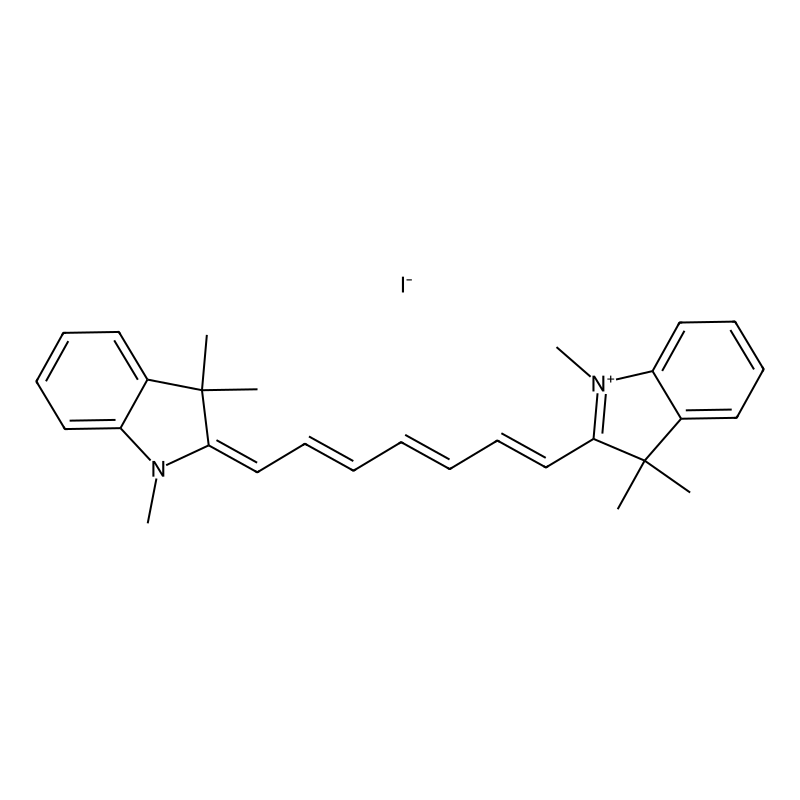 3H-Indolium, 2-[7-(1,3-dihydro-1,3,3-trimethyl-2H-indol-2-ylidene)-1,3,5-heptatrienyl]-1,3,3-trimethyl-, iodide