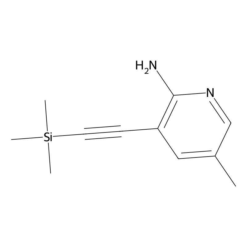 5-Methyl-3-((trimethylsilyl)ethynyl)pyridin-2-amine