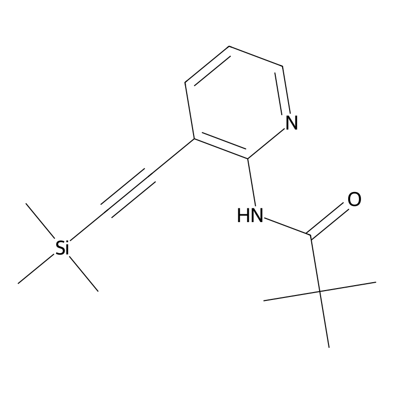 2,2-Dimethyl-N-(3-trimethylsilanylethynyl-pyridin-2-yl)-propionamide