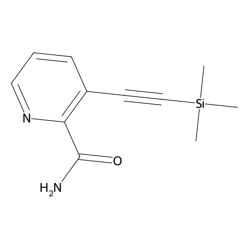 3-Trimethylsilanylethynyl-pyridine-2-carboxylic acid amide