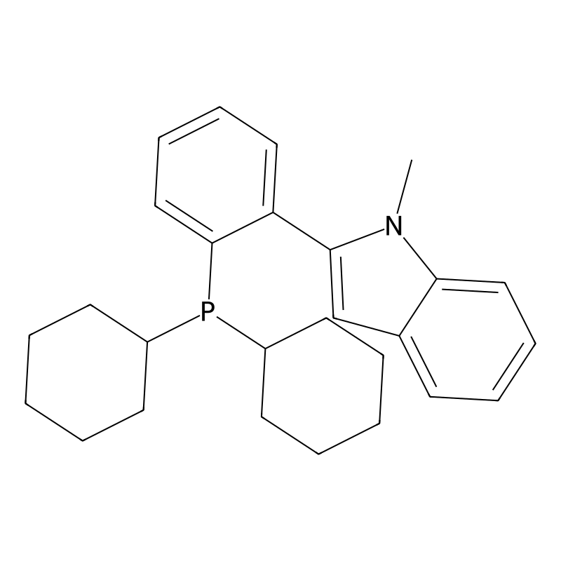 2-(2-(Dicyclohexylphosphino)phenyl)-1-methyl-1H-indole