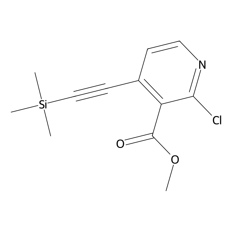 2-Chloro-4-trimethylsilanylethynyl-nicotinic acid methyl ester