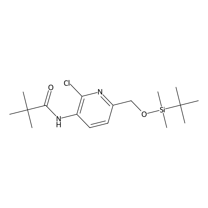 N-(6-((tert-Butyldimethylsilyloxy)methyl)-2-chloropyridin-3-yl)pivalamide