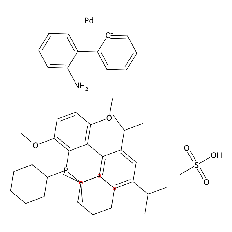 Methanesulfonato(2-dicyclohexylphosphino-3,6-dimethoxy-2',4',6'-tri-i-propyl-1,1'-biphenyl)(2'-amino-1,1'-biphenyl-2-yl)palladium(II)