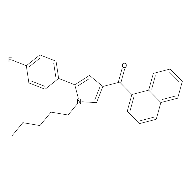 (5-(4-fluorophenyl)-1-pentyl-1H-pyrrol-3-yl)(naphthalen-1-yl)methanone