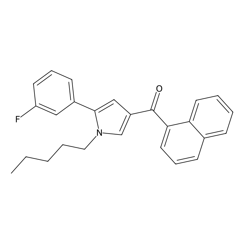 (5-(3-fluorophenyl)-1-pentyl-1H-pyrrol-3-yl)(naphthalen-1-yl)methanone