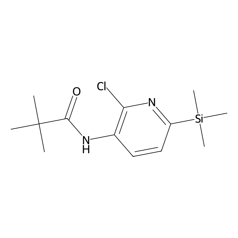 N-(2-Chloro-6-(trimethylsilyl)pyridin-3-YL)-pivalamide