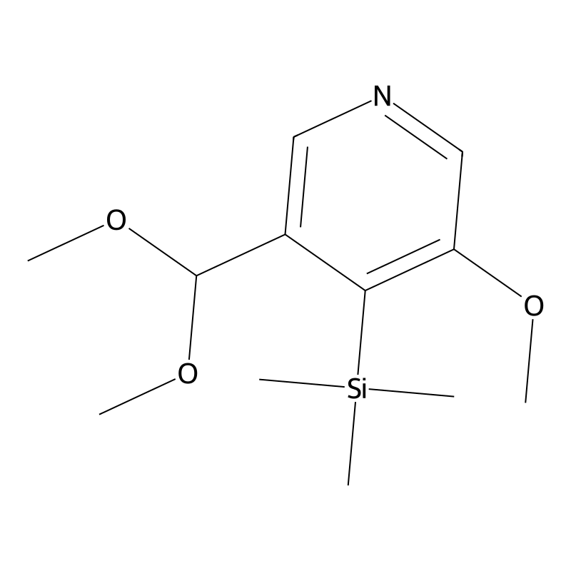 3-(Dimethoxymethyl)-5-methoxy-4-(trimethylsilyl)-pyridine