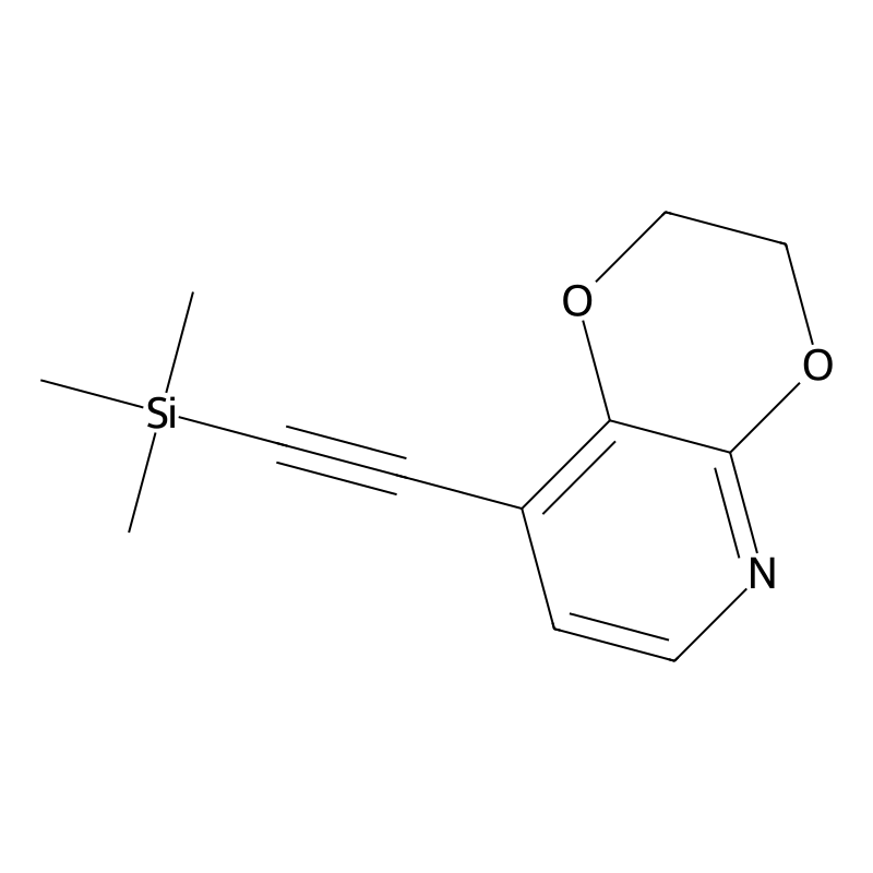 8-((Trimethylsilyl)ethynyl)-2,3-dihydro-[1,4]dioxino[2,3-b]pyridine