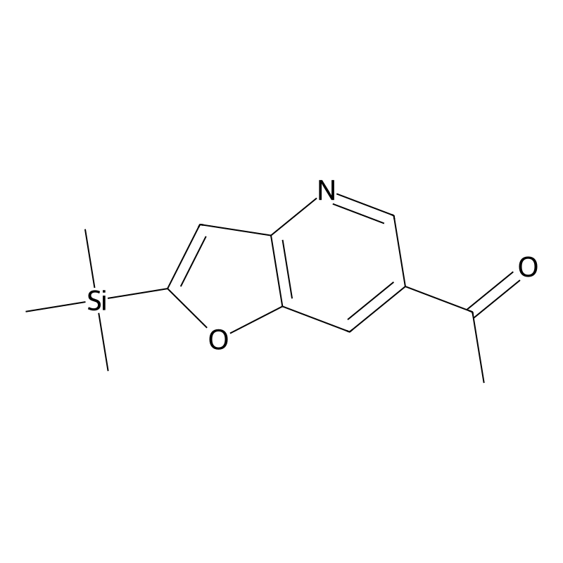 1-(2-(Trimethylsilyl)furo[3,2-b]pyridin-6-yl)-ethanone