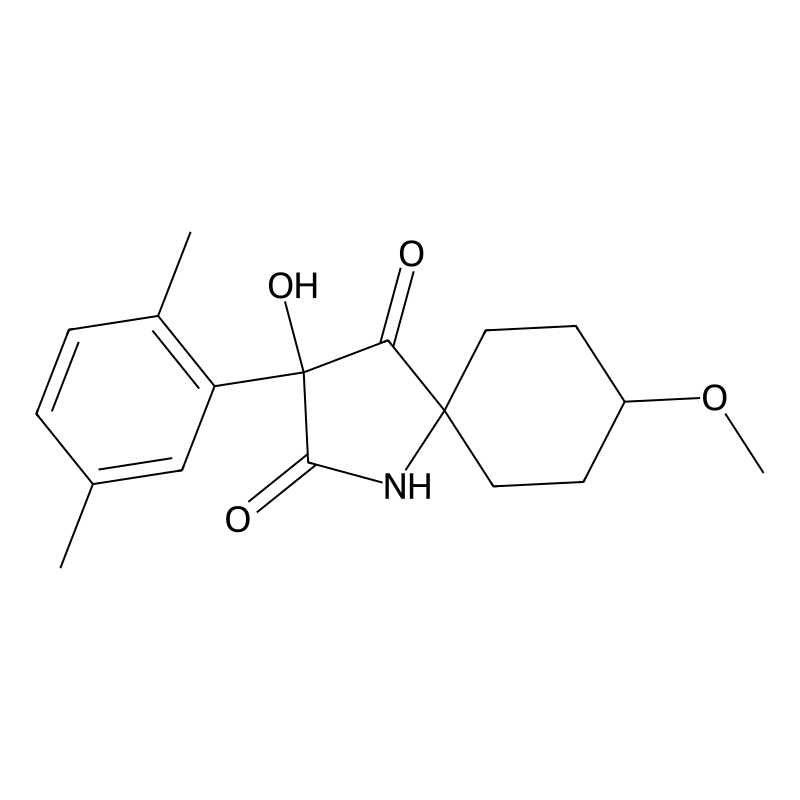 3-(2,5-Dimethylphenyl)-3-hydroxy-8-methoxy-1-azaspiro(4.5)decane-2,4-dione