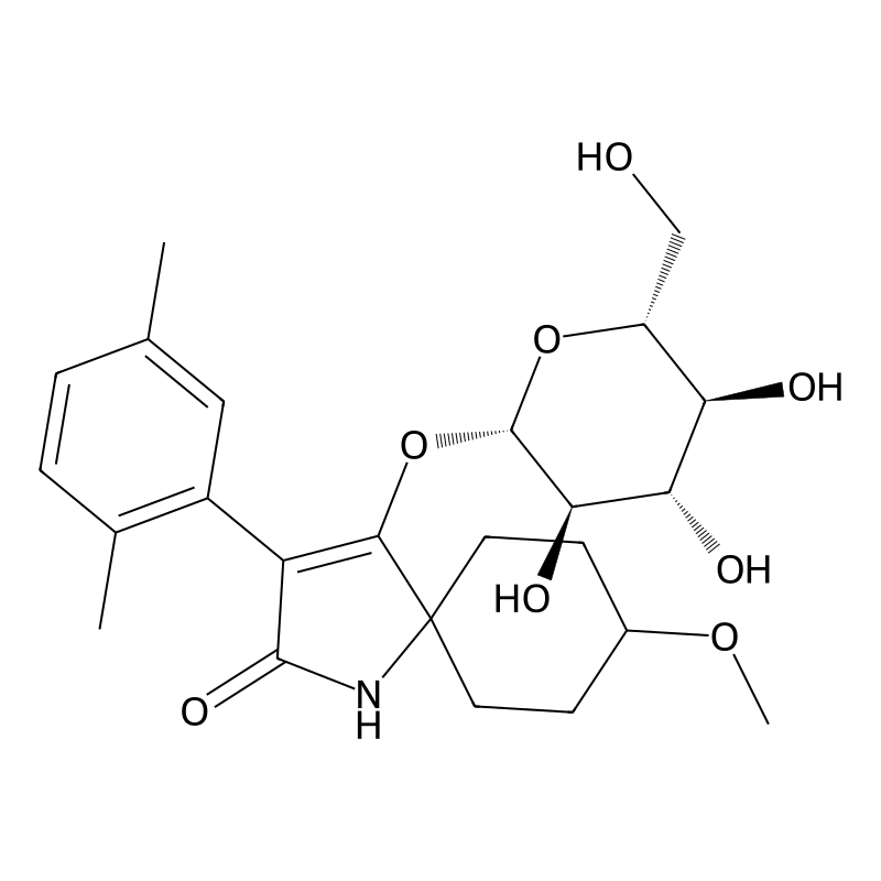 Cis-3-(2,5-dimethylphenyl)-8-methoxy-2-oxo-1-azaspiro(4.5)dec-3-en-4-yl beta-D-glucopyranoside