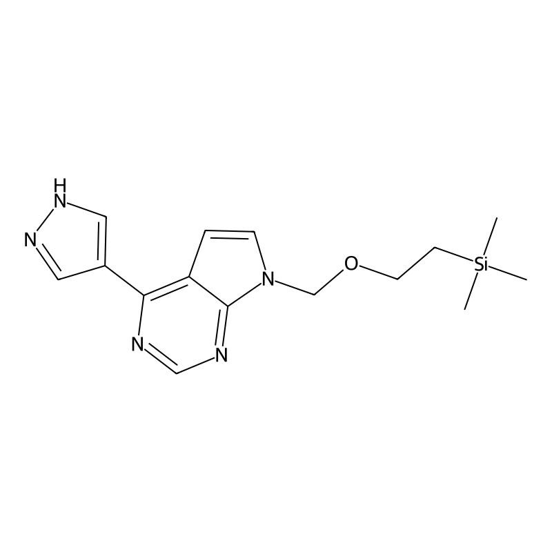 4-(1H-Pyrazol-4-yl)-7-((2-(trimethylsilyl)ethoxy)methyl)-7H-pyrrolo[2,3-d]pyrimidine