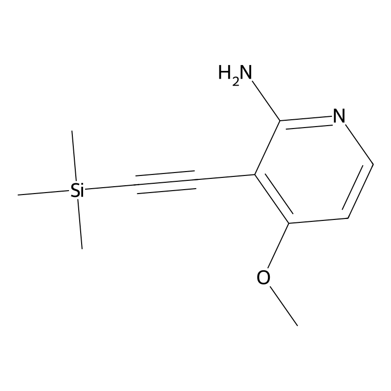 4-Methoxy-3-((trimethylsilyl)ethynyl)pyridin-2-amine