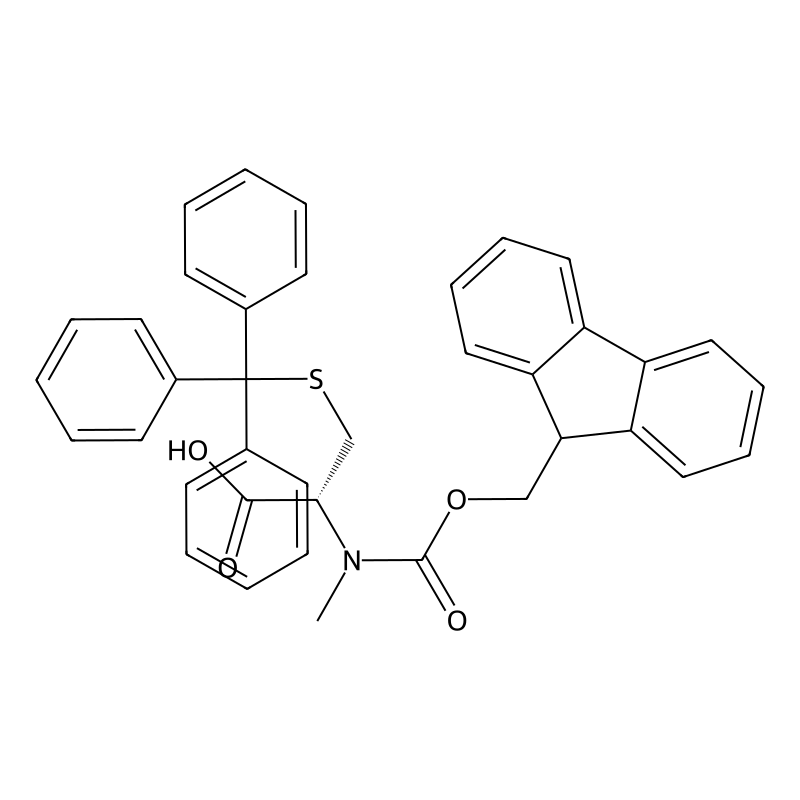 (R)-2-((((9H-Fluoren-9-yl)methoxy)carbonyl)(methyl)amino)-3-(tritylthio)propanoic acid