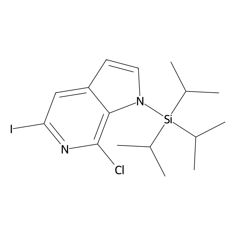 7-Chloro-5-iodo-1-(triisopropylsilyl)-1H-pyrrolo[2,3-c]pyridine