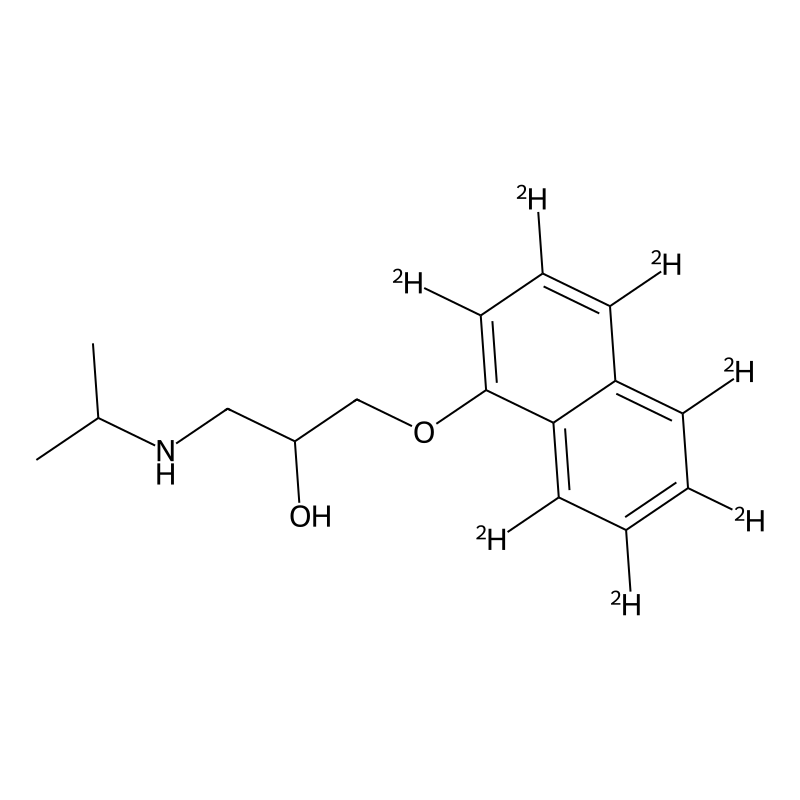 1-(2,3,4,5,6,7,8-Heptadeuterionaphthalen-1-yl)oxy-3-(propan-2-ylamino)propan-2-ol