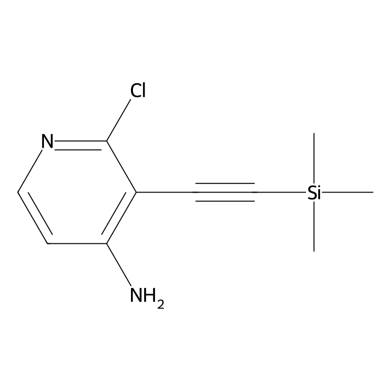 2-Chloro-3-((trimethylsilyl)ethynyl)pyridin-4-amine