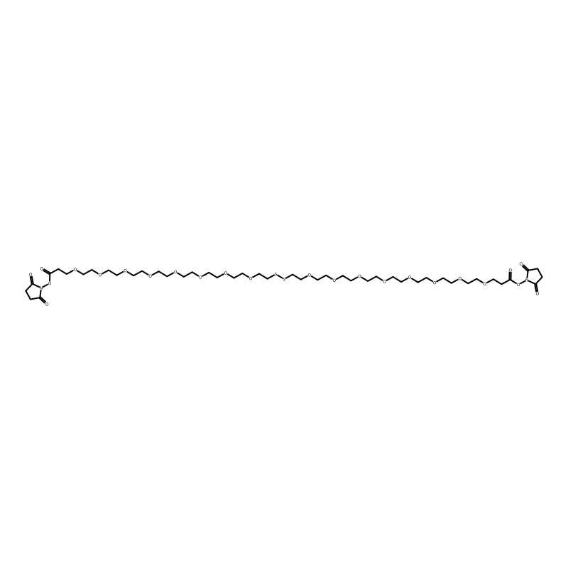 4,7,10,13,16,19,22,25,32,35,38,41,44,47,50,53-Hexadecaoxa-28,29-dithiahexapentacontanedioic acid di-N-succinimidyl ester