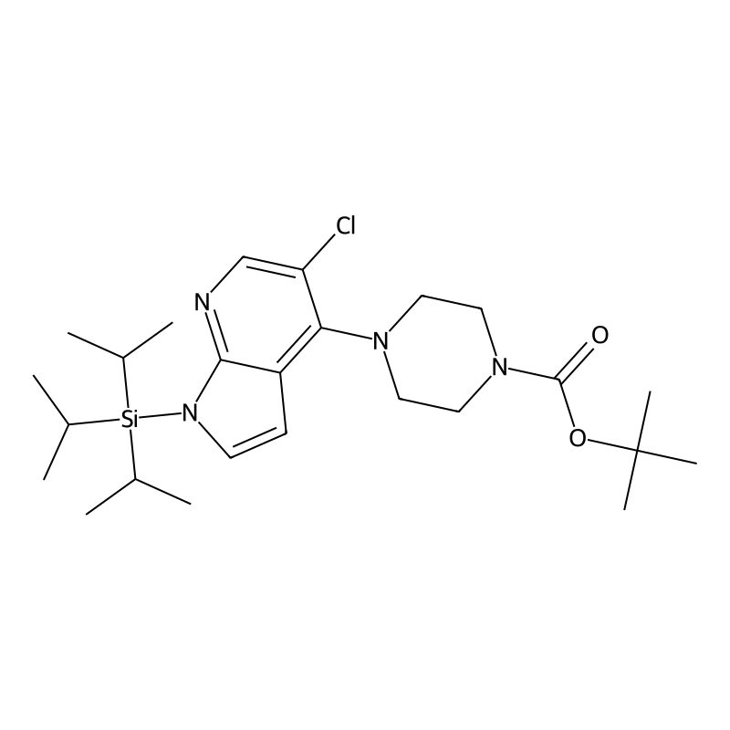 tert-Butyl 4-(5-chloro-1-(triisopropylsilyl)-1H-pyrrolo[2,3-b]pyridin-4-yl)piperazine-1-carboxylate