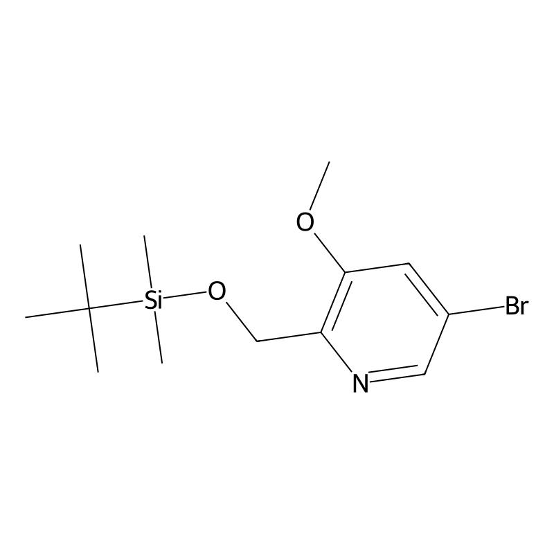 5-Bromo-2-((tert-butyldimethylsilyloxy)methyl)-3-methoxypyridine