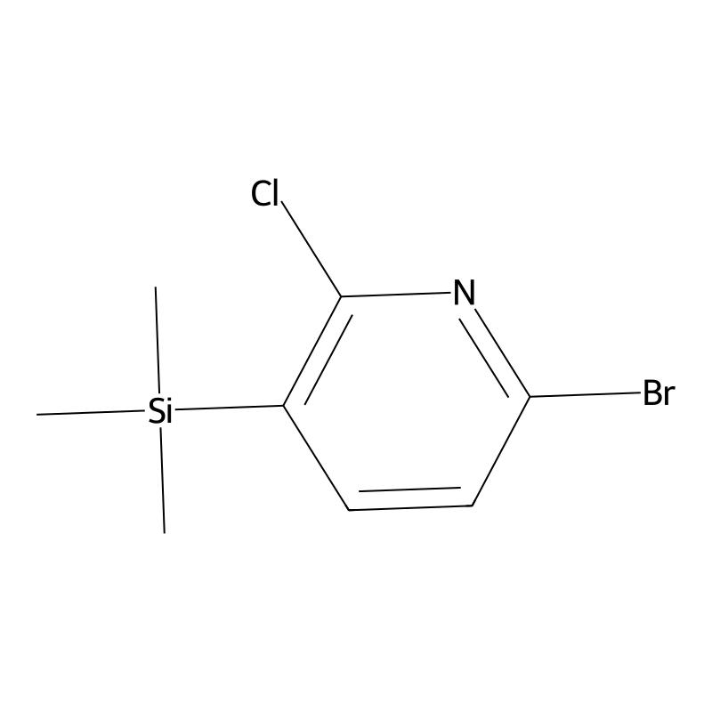 6-Bromo-2-chloro-3-(trimethylsilyl)pyridine