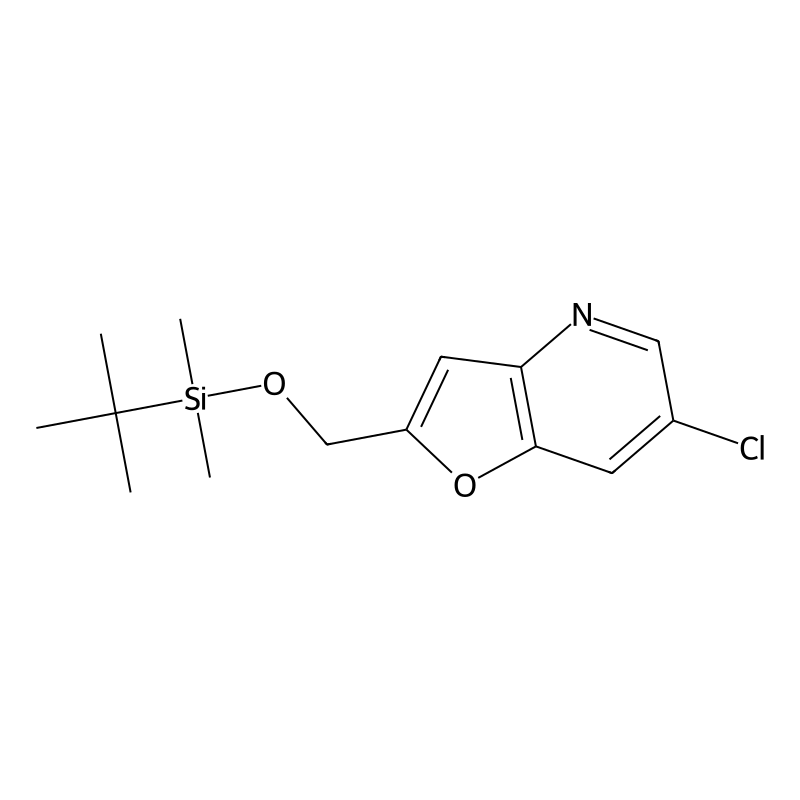 2-((tert-Butyldimethylsilyloxy)methyl)-6-chlorofuro[3,2-b]pyridine