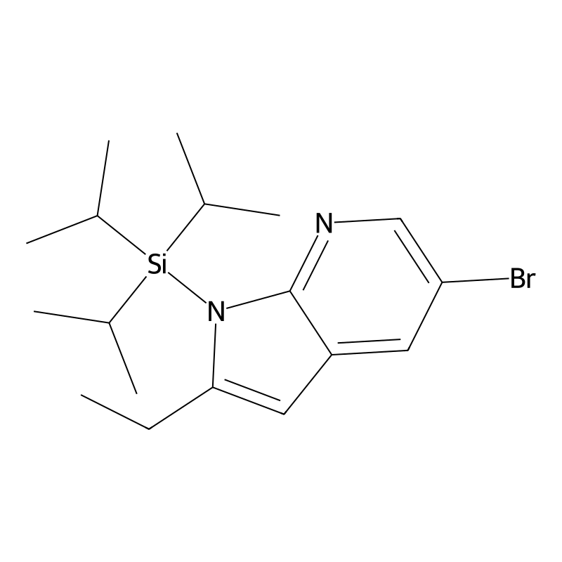 5-Bromo-2-ethyl-1-(triisopropylsilyl)-1H-pyrrolo[2,3-b]pyridine