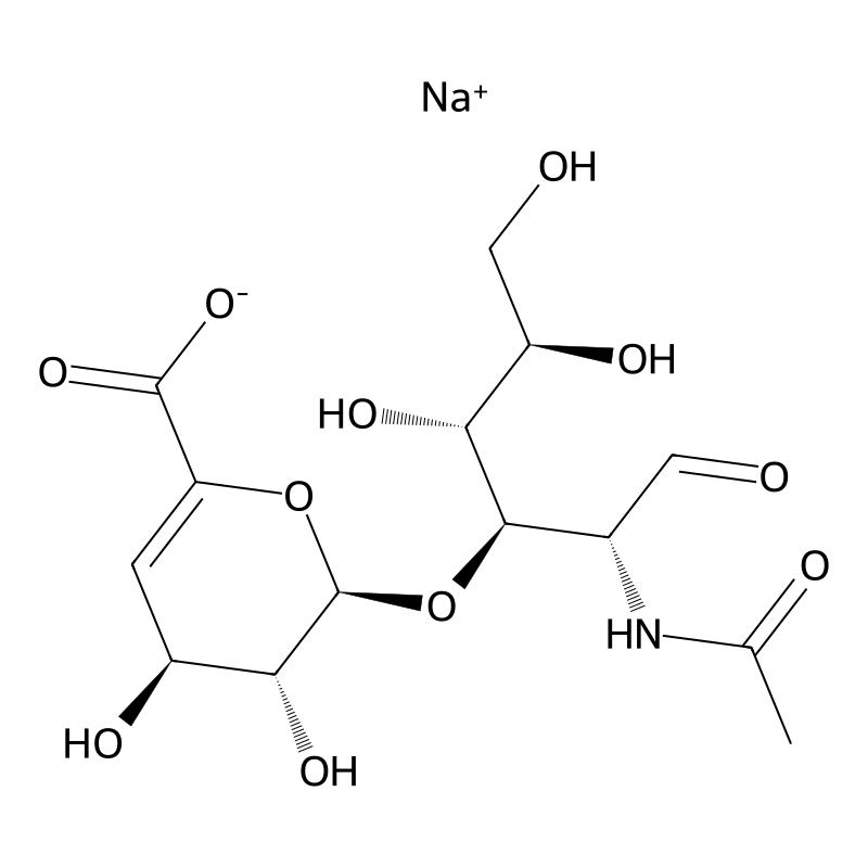 Sodium (2R,3R,4S)-2-(((2R,3R,4R,5R)-2-acetamido-4,5,6-trihydroxy-1-oxohexan-3-yl)oxy)-3,4-dihydroxy-3,4-dihydro-2H-pyran-6-carboxylate