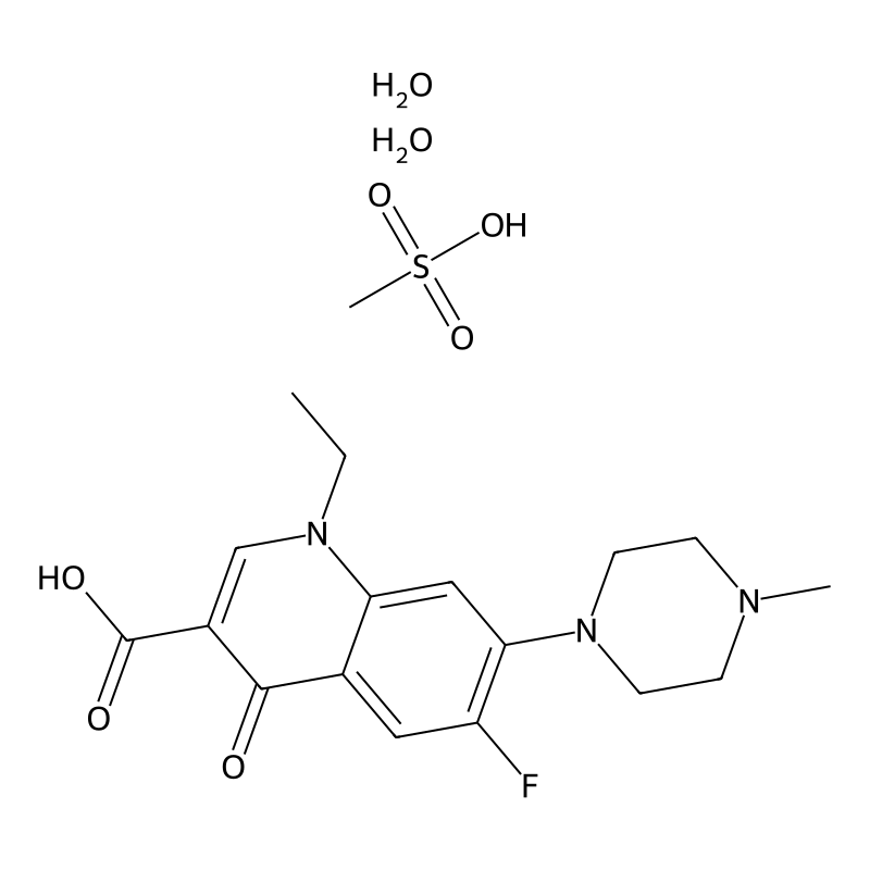 Pefloxacin mesylate dihydrate