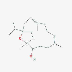 1,5,9-trimethyl-12-propan-2-yl-15-oxabicyclo[10.2.1]pentadeca-5,9-dien-2-ol