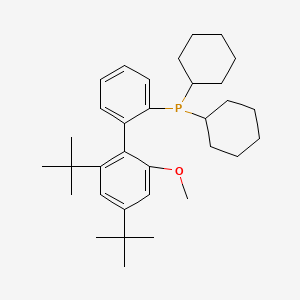 [2',4'-Bis(1,1-dimethylethyl)-6'-methoxy[1,1'-biphenyl]-2-yl]dicyclohexylphosphine