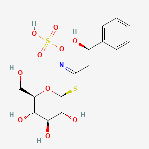 (2R)-2-Hydroxy-2-phenethylglucosinolate