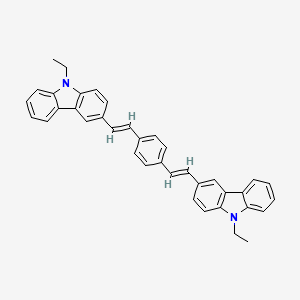 1,4-Bis[2-(9-ethylcarbazol-3-yl)vinyl]benzene