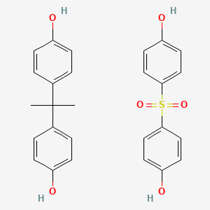 4-[2-(4-hydroxyphenyl)propan-2-yl]phenol;4-(4-hydroxyphenyl)sulfonylphenol