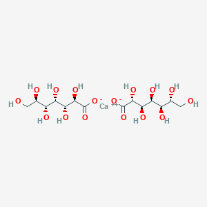 calcium;(2R,3R,4S,5R,6R)-2,3,4,5,6,7-hexahydroxyheptanoate