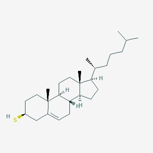 10,13-dimethyl-17-(6-methylheptan-2-yl)-2,3,4,7,8,9,11,12,14,15,16,17-dodecahydro-1H-cyclopenta[a]phenanthrene-3-thiol