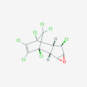 2,5-Methano-2H-indeno[1,2-b]oxirene,2,3,4,5,6,7,7-heptachloro-1a,1b,5,5a,6,6a-hexahydro-,(1aR,1bR,2S,5R,5aS,6R,6aR)-rel-