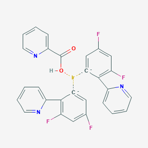 Bis[2-(4,6-difluorophenyl)pyridinato-C2,N](picolinato)iridium(III)